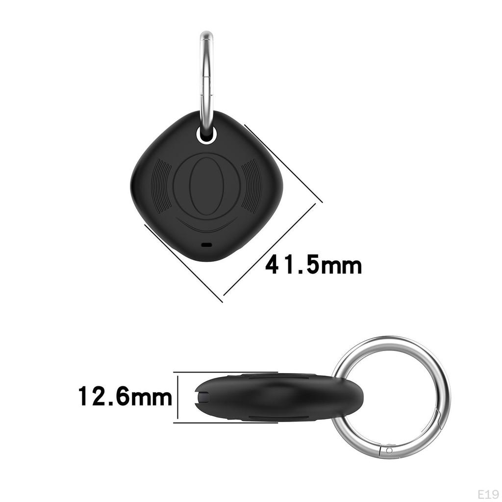Tag Compatible Protective Case, Soft Silicone Anti-Scratch Lightweight Skin Holder with Keychain