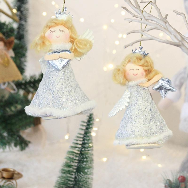 Christmas Home Party Princess Decorative Xmas Tree Supplies Angel Girl DIY Festival Decorations