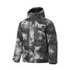 Men's Outdoor Counterflow Down Jackets Men's Smoke Ink All Over Print Hooded (Non-detachable)