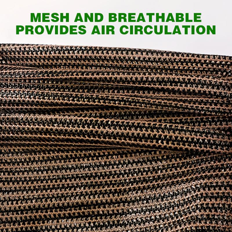Sunshade Net 75% Uv Protection Durable Thicker High Density Eco-Friendly Material Available For Travel Picnics And Pools