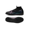Nike Mercurial Superfly 7 Elite Comfortable Lightweight Turf Soccer Shoes Men sneakers Black Silver AT7981-010