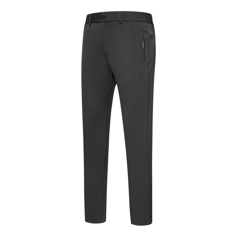 Men's Quick-Dry Sports Casual Pants with Zipper Pockets - Plus Size, Loose Fit, Straight Leg, 2023 Spring/Autumn Collection