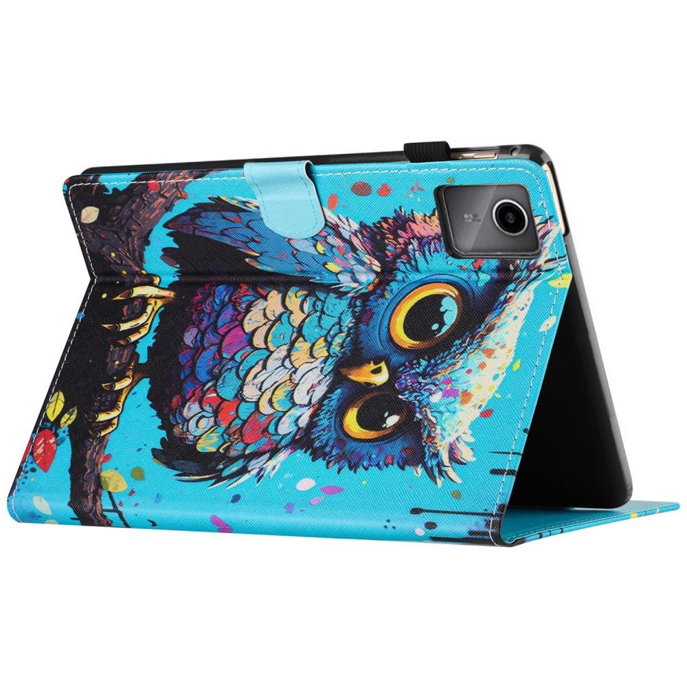 Lenovo Tab M11 case, with flap, owl