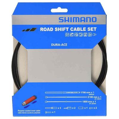 SHIMANO Repair Parts Shift Cable Set Polymer Coating 9000 Black with Nose for Y63Z98910 RD-9000