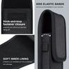 Durable Nylon Cell Phone Pouch with Adjustable Belt Loop - Lightweight Holster Case, Easy-Clean, Perfect for Daily Commute, Phone Pouch
