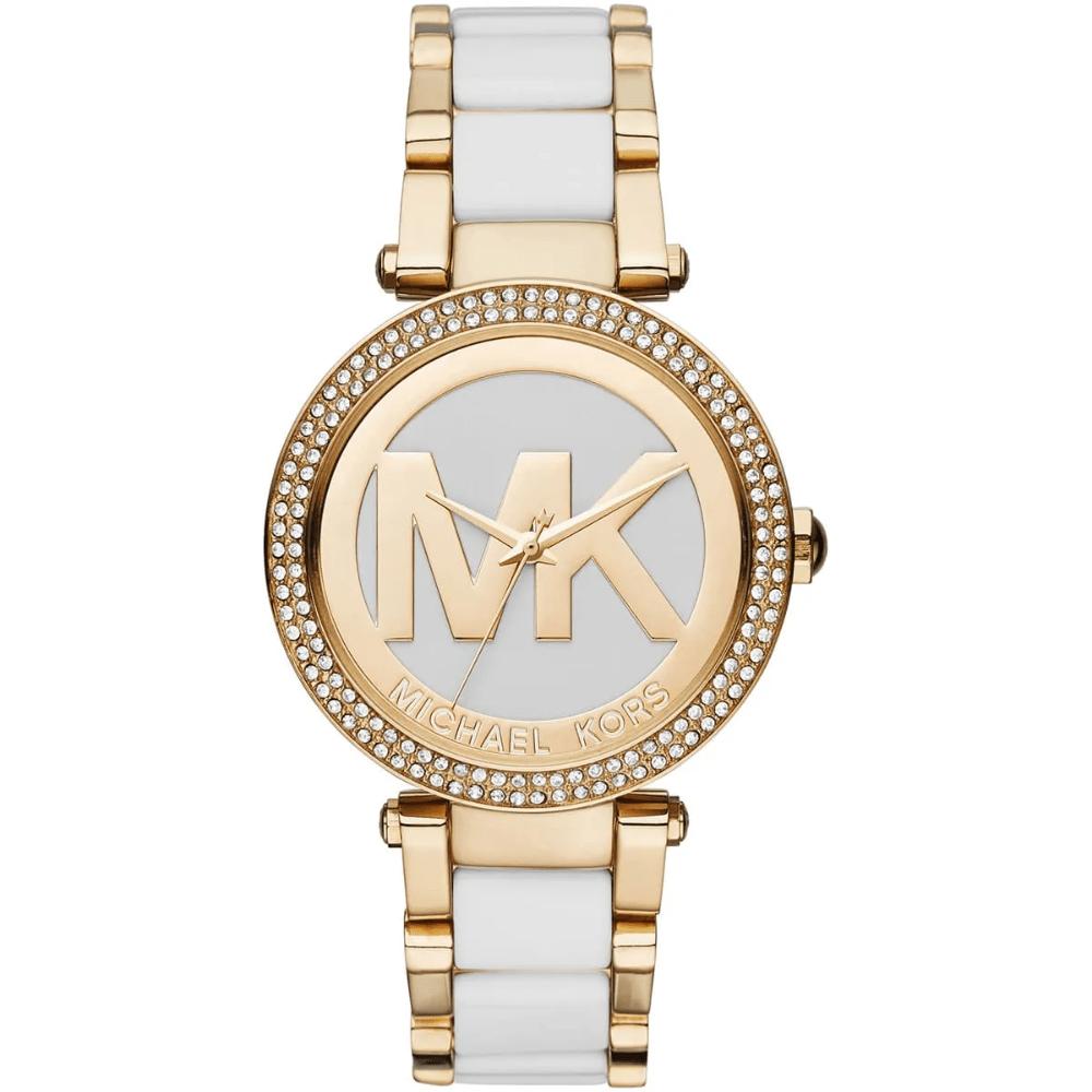 Michael Kors MK6313 Parker Biała Tarcza Damski Zegarek
