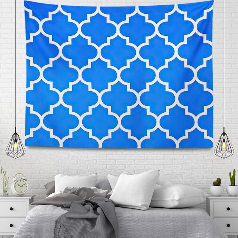 Abstract Geometry Tapestry Wall Hanging Geometric Tapestry For Kids Teens Adults Bedroom DecorModern Simple Wall Tapestry