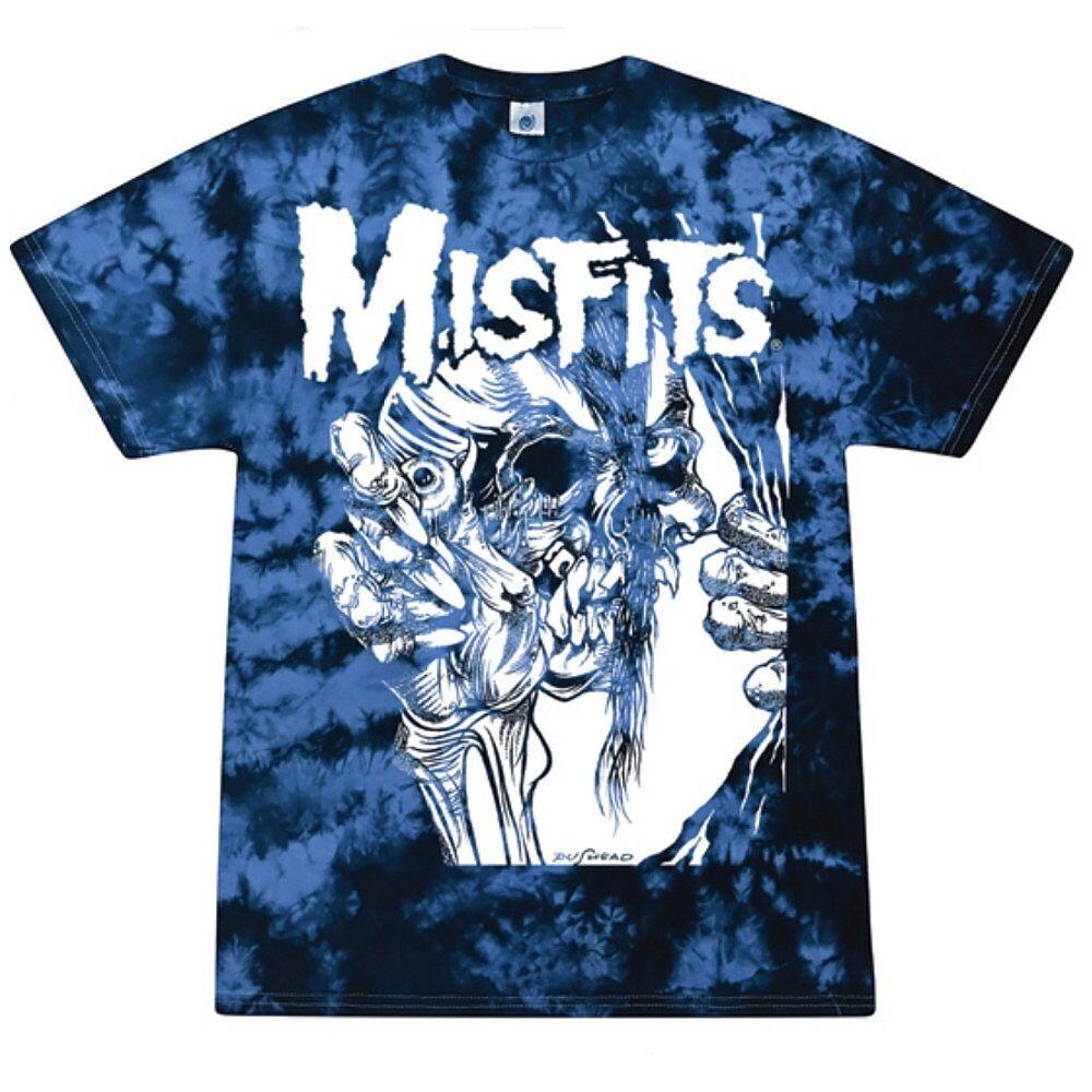 Misfits Eyeball Blue Tie Dye T-Shirt XXXL