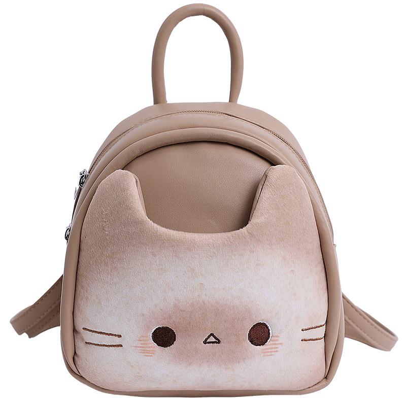 

Мультяшный хлеб, котенок, маленький зверек 2025 новый рюкзак большой вместимости, подарочный рюкзак через плечо