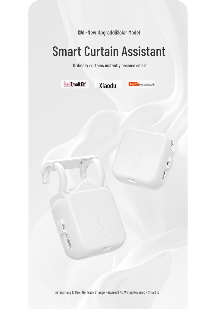 Smart Solar-Powered Curtain Assistant with Siri Voice Control