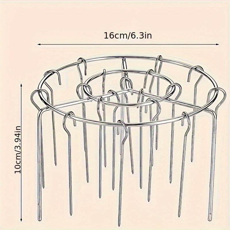1 Set Stainless Steel Grill &Skewers, 12/24 pcs Needle, BBQ Set, Air Fryer, Oven, Grill, Skewers, Kitchen Supplies