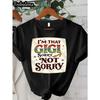 European size , GIGI Text Print Women's T-Shirt Casual Round Neck Spring/ Summer Top Short Sleeve
