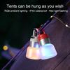 Outdoor Camping Lantern USB Rechargeable Waterproof Detachable Water Bottle Light Portable Hiking