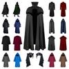 Halloween Hooded Robe Costume Medieval Vintage Cape Reaper Cape Party Cosplay