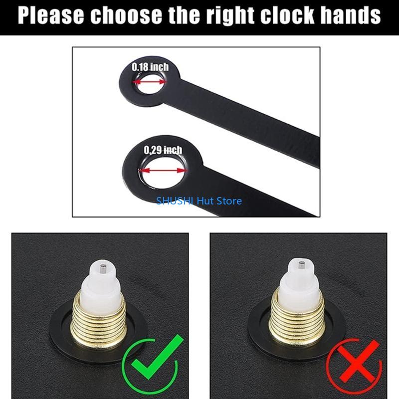 

Mechanism Wall Clock Hands Pointers DIY NeedlesFitting Movement Repair Kits 14x D57B China Mainland