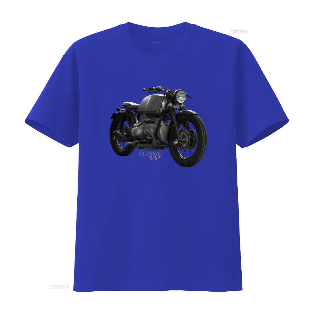 Klasické motocyklové tričko pro muže Vintage design Cafe Racer Perfektní pro motorkáře modely R 80 100 1200 GS vintage Vypraný móda