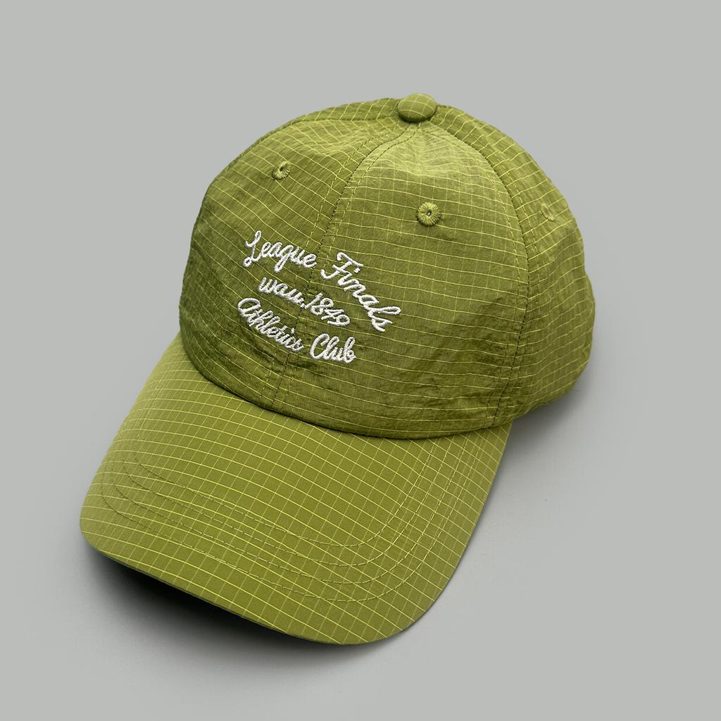 Spring And Summer Retro Quick-Drying Plaid Embroidered Letter Baseball Cap Men'S And Women'S Breathable Casual Outdoor Cap