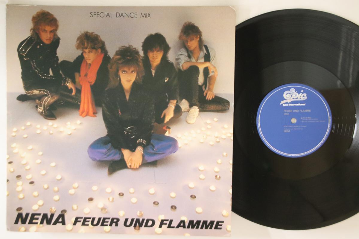 

12-дюймовая пластинка NENA Feuer Und Flamme Ibiza 123P633 EPIC 1985 Япония Рок Б/у
