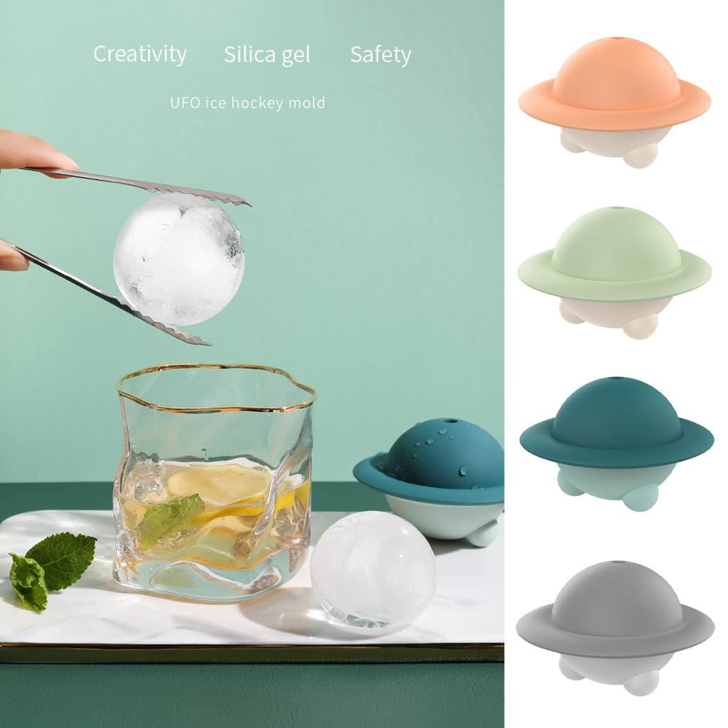 Ice Tray Big Silicone Mold Sphere Ball Maker Whiskey Round Mould DIY