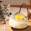 Neues Smart Teaser Katzen Spielzeug Elektrischer UFO Katzen Teaser Stock mit Glocke Training Haustier Spielzeug Austauschbare Feder Interaktives Katzen Zubehör