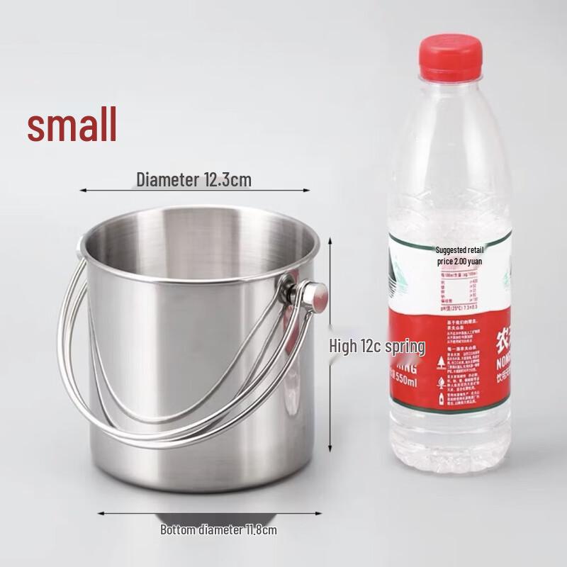 Stainless Steel Portable Ice Bucket