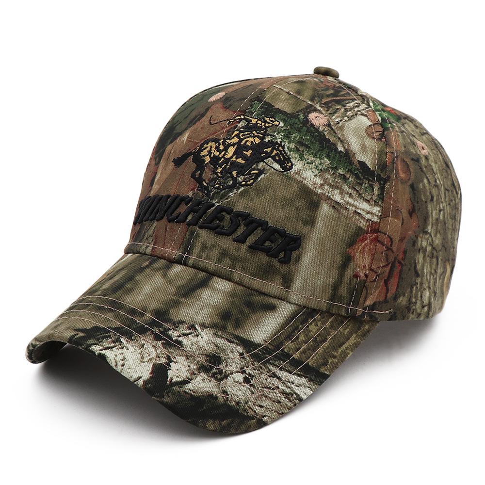 Winchester Embroidered Camouflage Outdoor Cap for Hunting & Fishing Adjustable