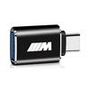 M-LOGO Car charging adapter TypeC to USB converter Car Accessories For BMW E90 E60 E46 E39 F30 F10 E87 X3 X4 X5 X6 X7 X1 G30 G20 Z3 Z4
