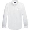 Polo Classic Solid Twill Button-Down Long Sleeve Shirt Men Shirts White MNPOWOV16823456-100