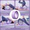 Yoga-Rad PP, rutschfester Yoga-Wirbelsäulen-Roller, Radkreis zur Linderung von Rückenschmerzen und zur Verbesserung des Flexibilitätstrainings bei Rückbeugen
