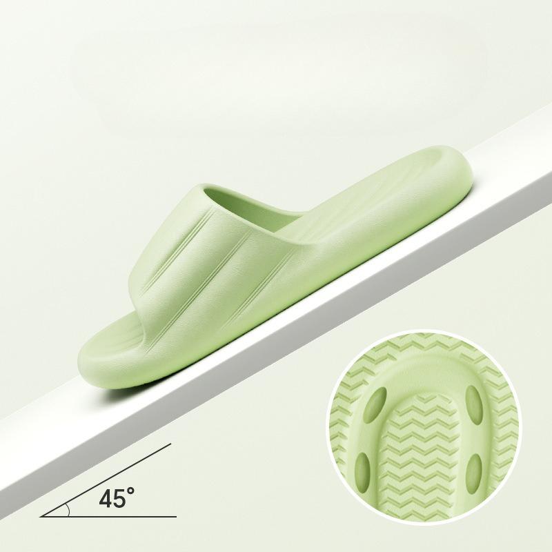 Indoor Eva Soft Sole Home Slippers Women Lightweight Comforable Non Slip Bathroom Shoes Woman Solid Color Platform Indoor Slides