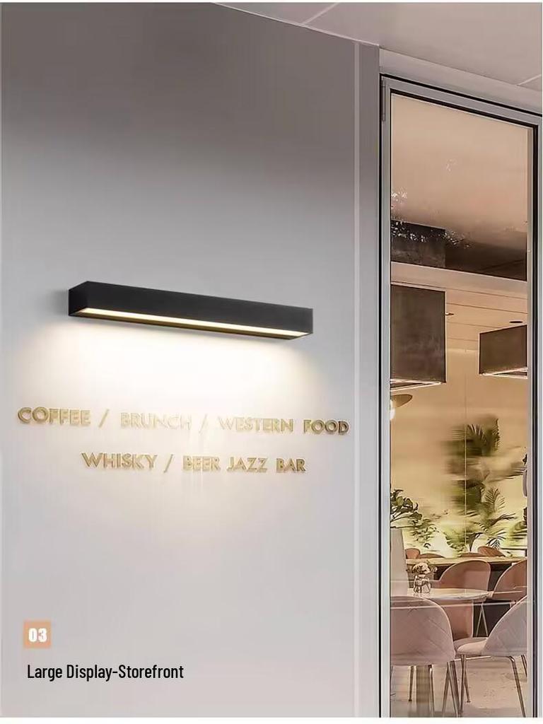 Waterproof Outdoor Wall Lamp for Homestay, Balcony, Terrace, and Shop Signs