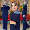 M148# Ethnisches Falten-Freizeitset für Damen - Südostasiatischer/Arabischer Stil