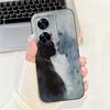 For Realme C55 Case RMX3710 Silicone Cute Cat Fashion Butterfly Flowers Love Painted Cover For Realme Narzo N55 Phone Case Funda