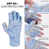 Bassdash Fishing UV Sun Quick Finger Gloves, Protection, Protection, Drying, UPF50+, 3/4