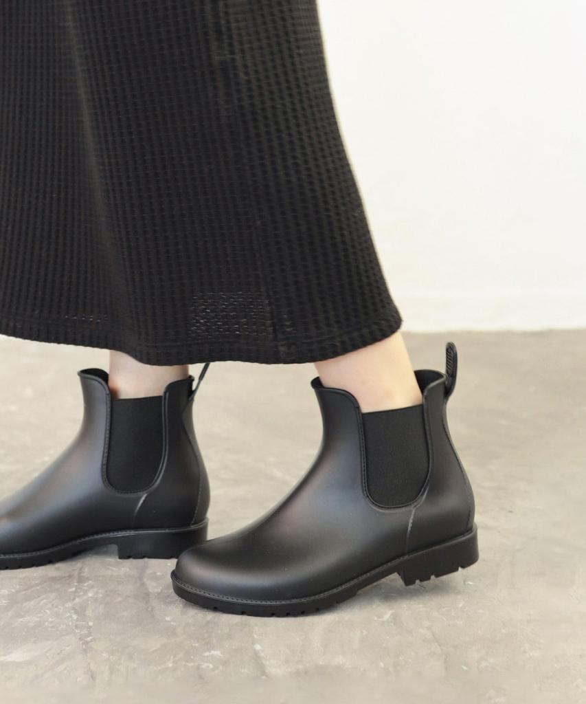 Sesto Rain and Stuffy Women's 191a-BLK-225 Comfortable, Anti-Slip, Waterproof, Side-Gore Boots, All-Season, Comfortable,