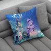 Genshin LLauma Impact  Print Pattern Sofa Cushion Cover Pillowcase Home Party Car Bedding