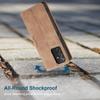 Suitable for Samsung A52 phone case, A12 anti-drop phone leather case, A32 retro flip cover with card slot protective case