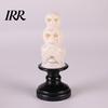 Battery Operated Halloween Lamp LED Skull Night Light, Resin Decorative Candle Detailed Themed Ornament for Room, Haunted House, Unique Tabletop