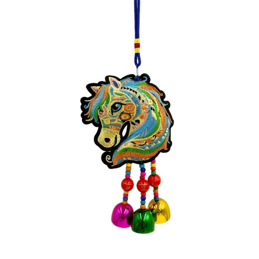 Chinese Chinese New Year Incense Packet with Tassel Zodiac Horse Wind Chimes Decoration Portable Festival Atmosphere