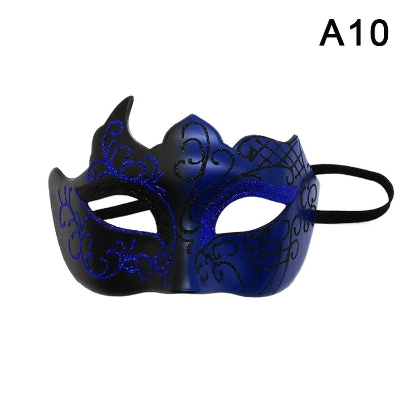 Retro Painted Half Face Masquerade Mask For Women And Men, Venice Mask, Halloween Costume Accessories, Cosplay Party Props
