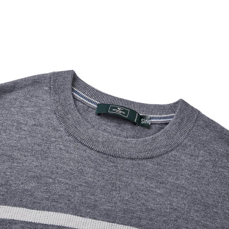 Septwolves Men's Half-Turtleneck Lambswool Sweater