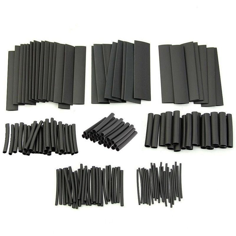 1 Set Wire Connect Cover Protection, 127/328 Pcs Shrinkable Wire Shrinking Wrap Tubing, 2:1 Retractable Cable, 220W Hot Air Gun