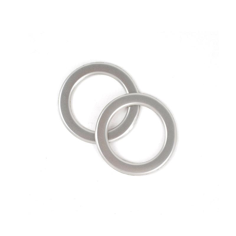 Carbon Color Car Dashboard Air Condition Outlet Circle Frame Trim For Mercedes Benz E Class W212 2009-2015 Interior Accessories