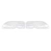 2 Pcs Clear Car Front Headlight Lens Cover For BMW 3 Series E46 4 Door 2002-2005