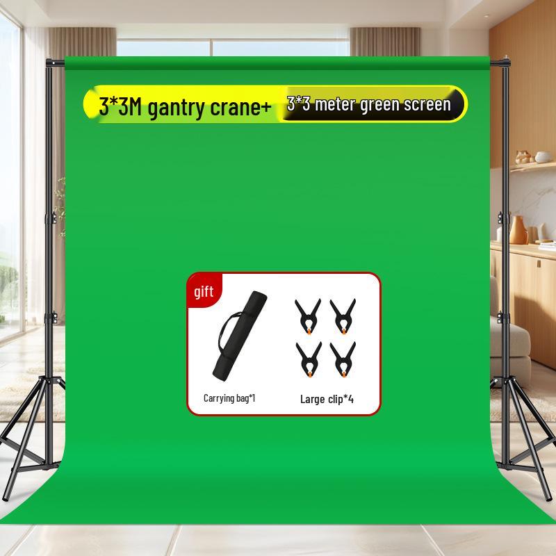 

Thickened Green Screen Backdrop for Professional Live Streaming & Studio Photography