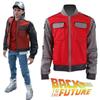 Chaqueta Mardi de Alta Calidad Regreso al Futuro Disfraz Cosplay para Adultos
