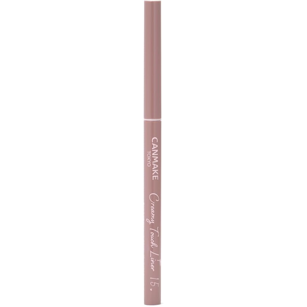 Canmake Creamy Touch Liner 15 Cappuccino Pink Smooth Gel Eyeliner Ultra Fine 0.5g