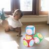 4pcs Dry Erase Blocks Foam Blank Dice Write On Dry Erase Cubes 4 Inch Wipe Off Dice Teaching Aid Tool Educational Learning Playing Game Props for