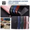 Applicable to iPhone14 mobile phone leather case 13Pro solid color nine-card zipper wallet protective case 12ProMax case