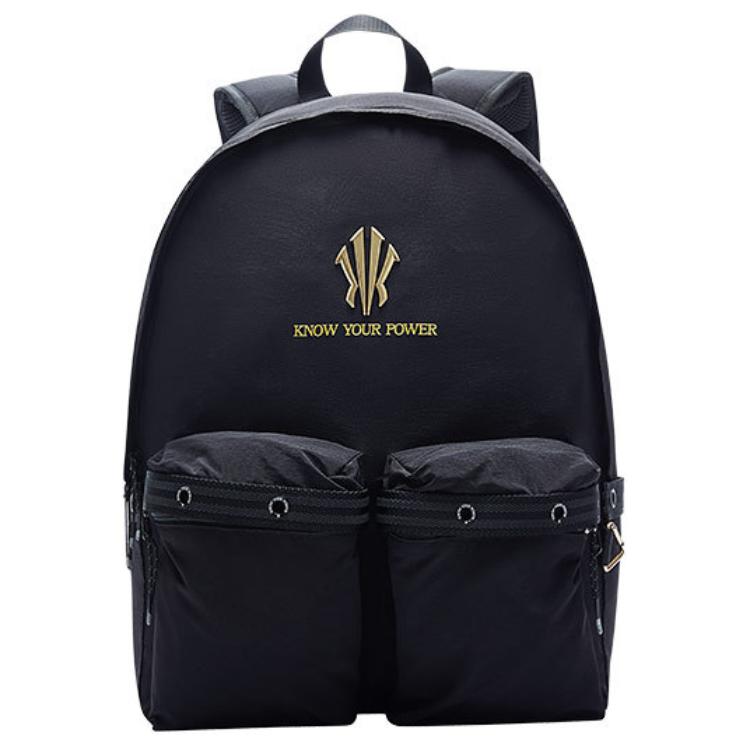 New Anta Nylon Backpack Unisex Black 192511151-1